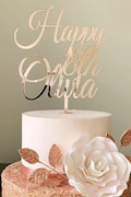 custom personalised acrylic Cake Topper | birthday | baptism | wedding | communion | baby shower | christening | bridal | confirmation product logo