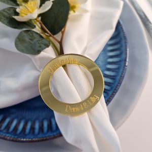 Napkin holders Personalised Acrylic Name Place | Custom Name Place Cards | Name Plaques | Wedding Guest Names | Wedding Events | Guest name