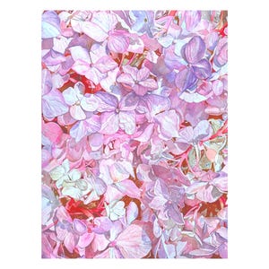 Wall Flowers Original Watercolor Painting by Pierrette Komarek
