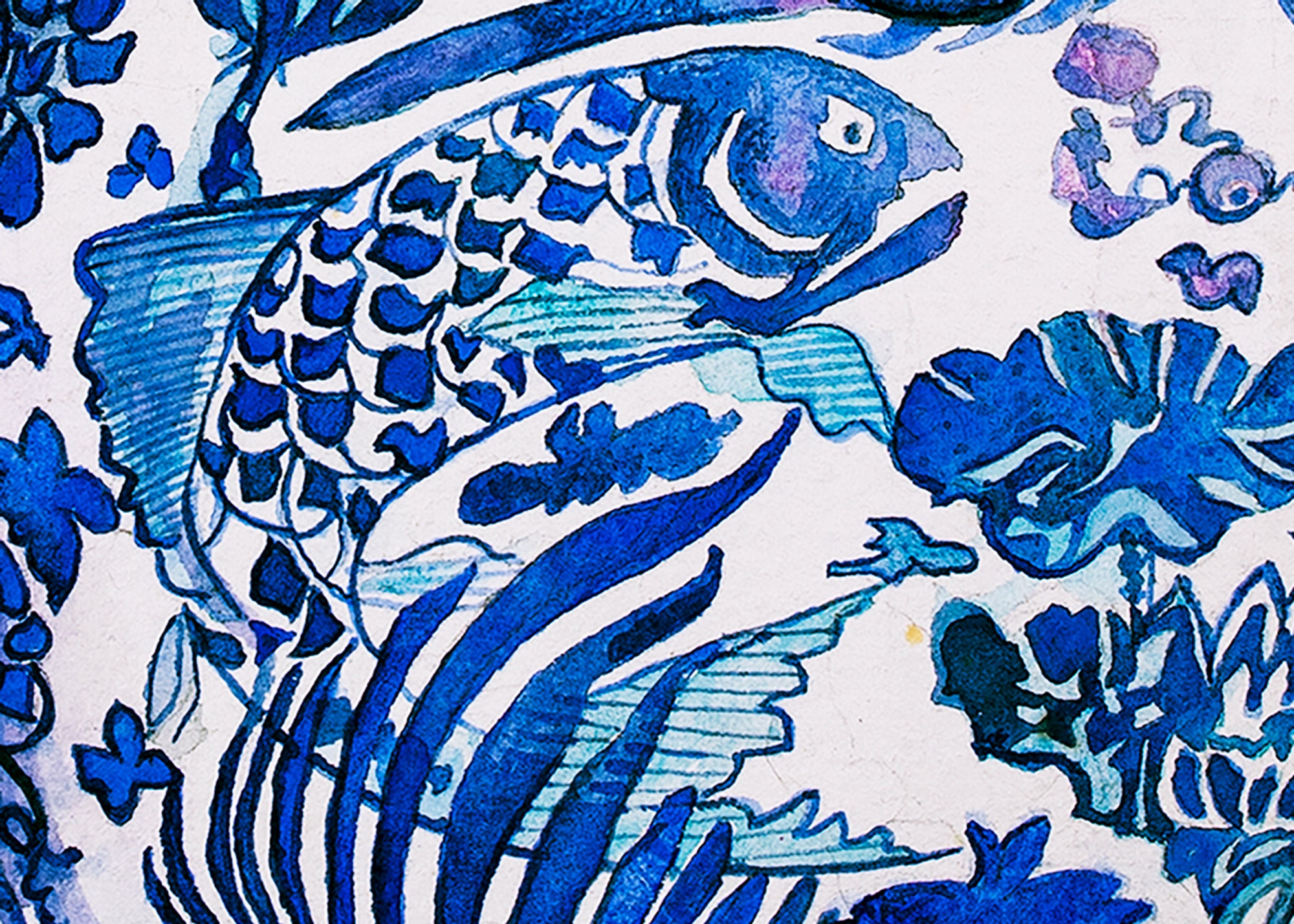 Blue and White Chinoiserie Art Print Set, Chinoiserie Art, Chinoiserie