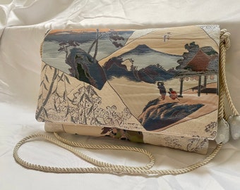 Japanese Obi Bag Etsy