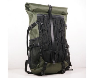 【新品】RAIN OR SHINE ROLL TOP BACK PAC 30L Dark Green X-PAC® 20L 30L 40L 55L Roll Top Outdoor Hiking
