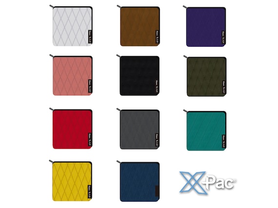 カスタムオーダー】X-Pac 製の軽くてスリム ぺったんこ財布