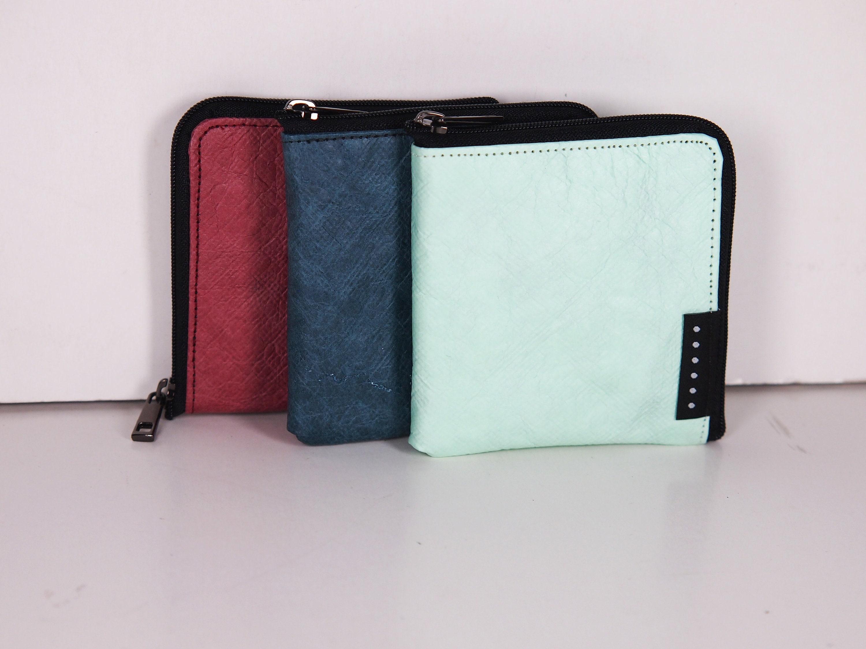 CUSTOM UL Tyvek® Half Zip Wallet, Zip Wallet, Card Wallet, Slim Wallet