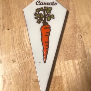 Ceramic Garden Marker - Carrots