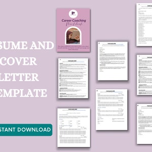 2 Dream Resume and Cover Letter Templates for Job Applications | ATS-Friendly