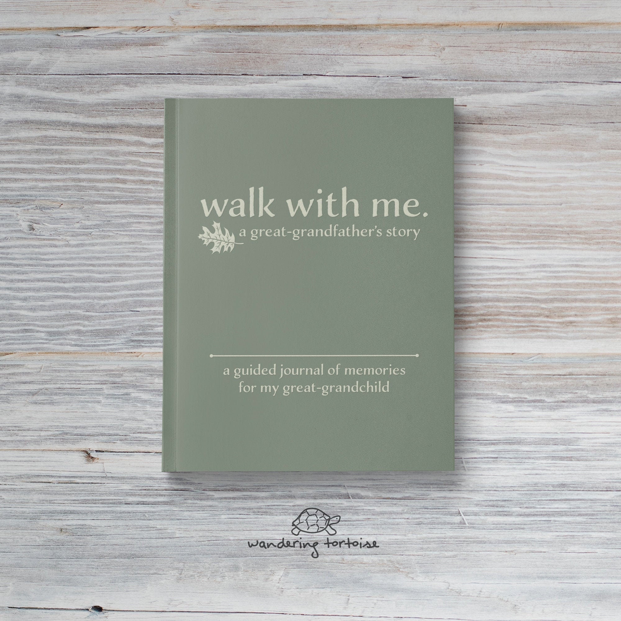 Great-Grandpa Keepsake Book | Memory Journal for Great-Grandfather | 130+ Pages of Unique Prompts | His Life Story for Great-Grandkids