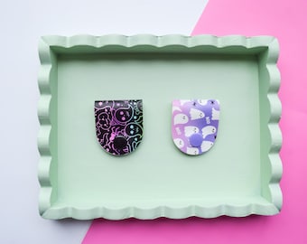 Cute & Spooky Cable Tidy, Cable Keeper, Cord Tidy Faux Leather