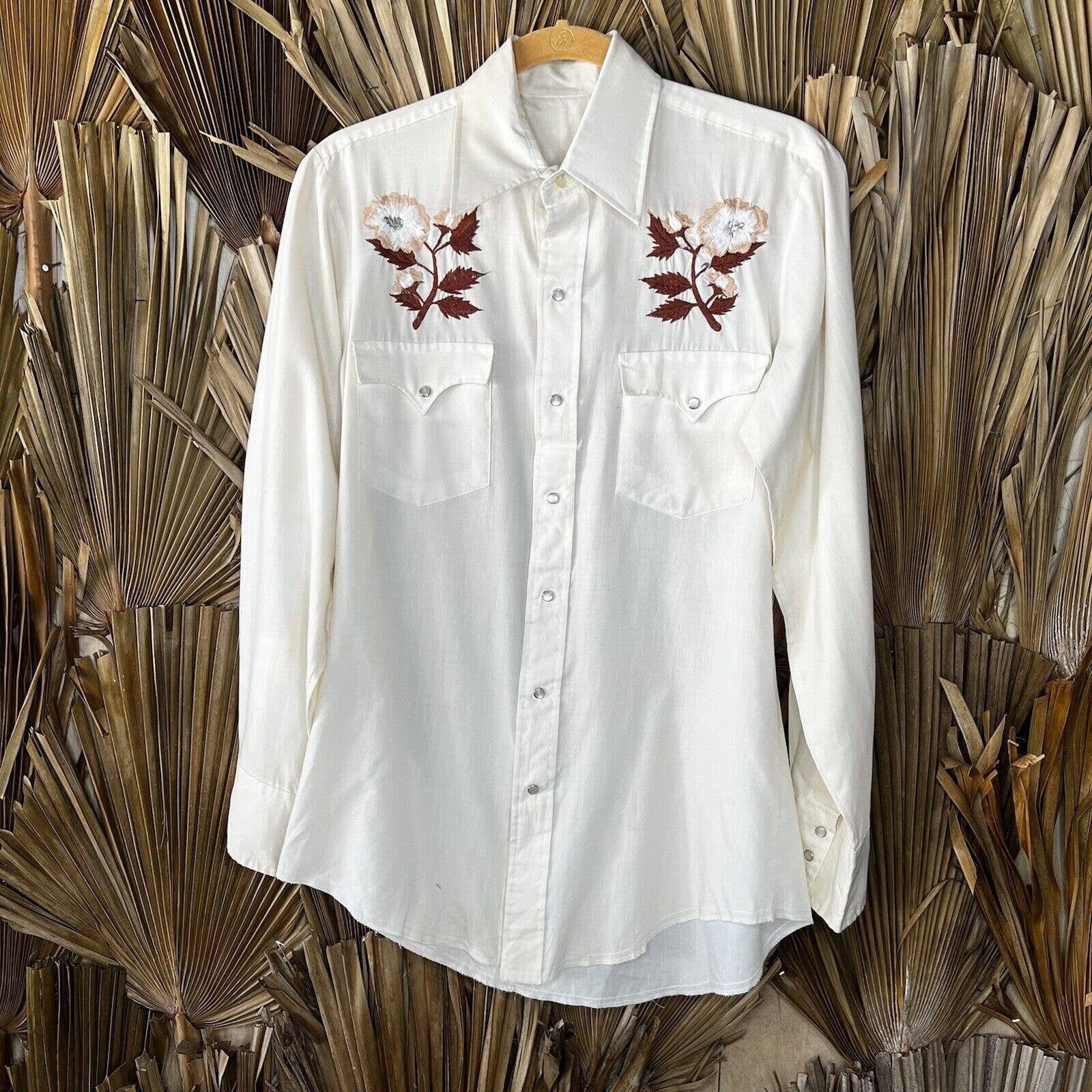 Embroidered Western Shirt - Etsy