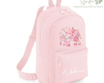 Personalised Elephant Backpack, Kids School Rucksack, Elephant Changing Bag