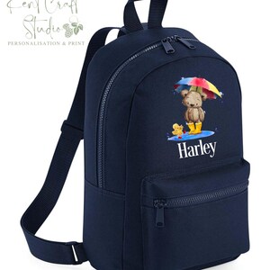 Personalised backpack, Kids school bag, Personalised rucksack, Pram bags, Back to school, Children&#39;s bags, Bear backpack