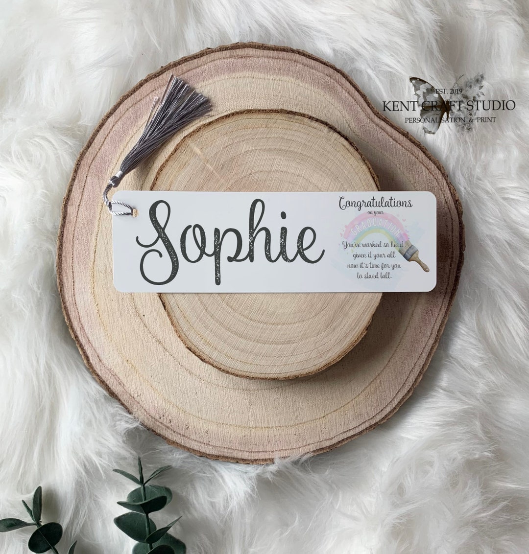Personalised Graduation Metal Bookmark Gift, Graduate Gift, Gift for