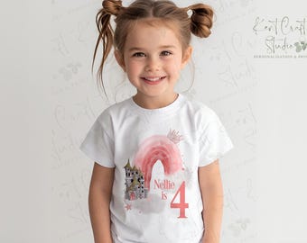 Personalised Birthday T-shirt, Unicorn, When I Wake Up Tee, Any Name