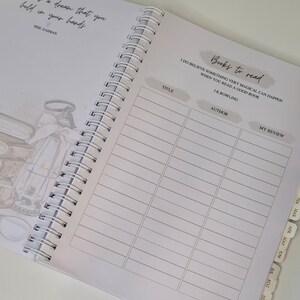 The Ultimate Gratitude and Self Care Vintage Reading Planner Journal Book - Limited Edition Design