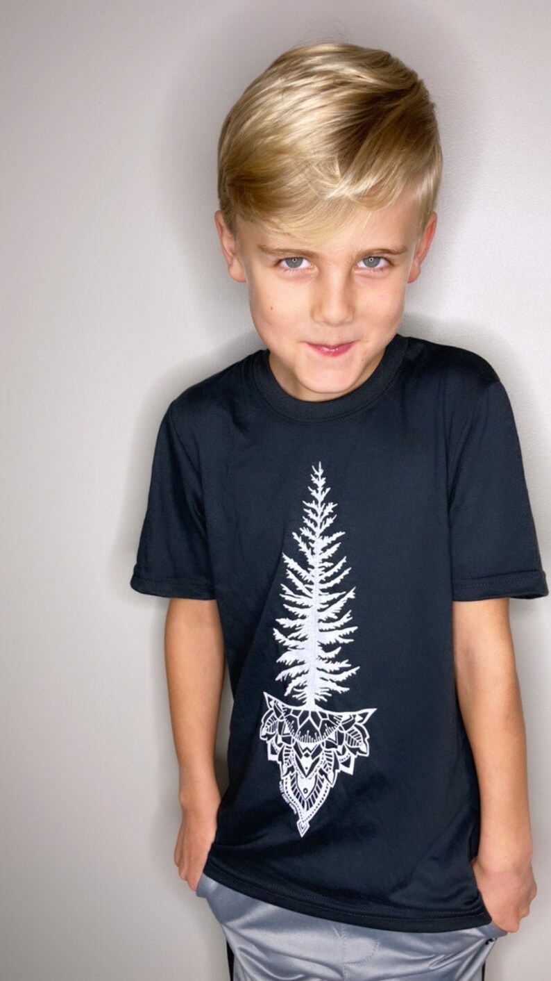 Tree Mandala Kids/Youth Tee * 100% Made, designed and printed in Canada