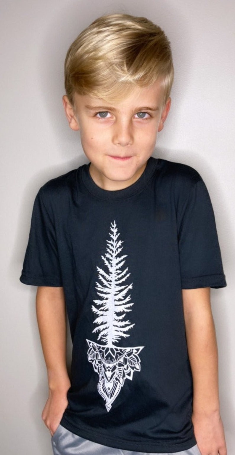 Tree Mandala Kids/Youth Tee * 100% Made, designed and printed in Canada