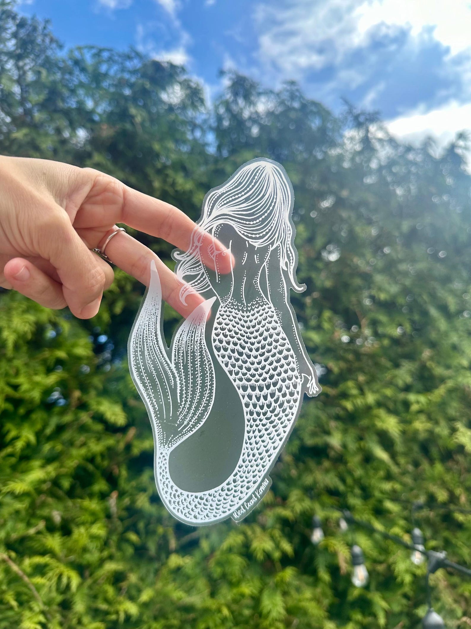 Mermaid Car Decal - Etsy