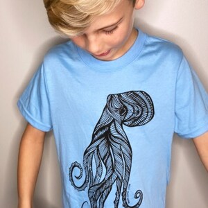 Octopus Kids/Youth Tee * 100% Made, designed and printed in Canada