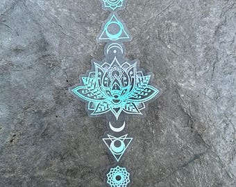 Chakra Lotus Ethereal Colour Car Decal