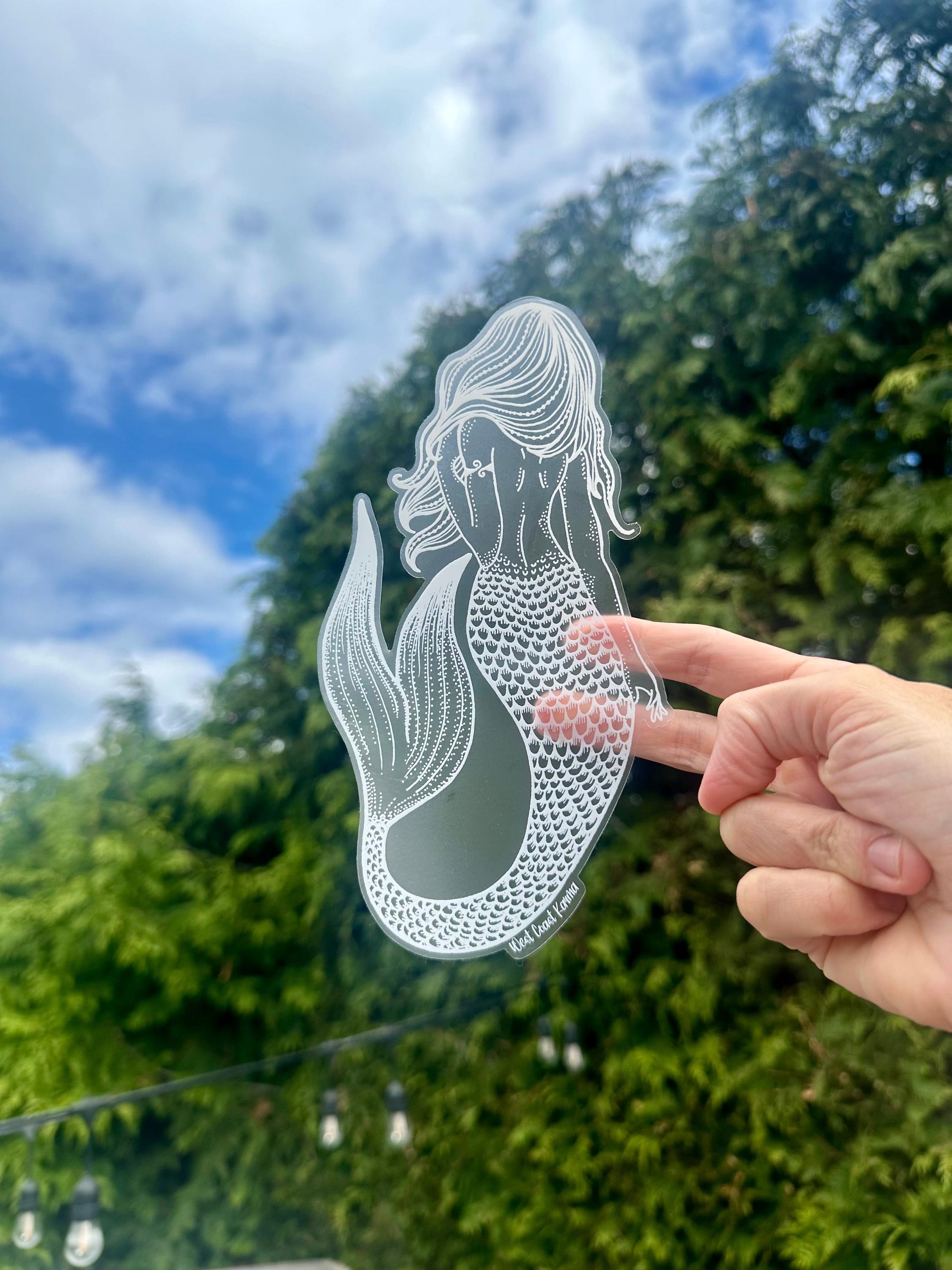 Mermaid Car Decal - Etsy