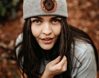 Mushroom Tree Round Toque in Grey