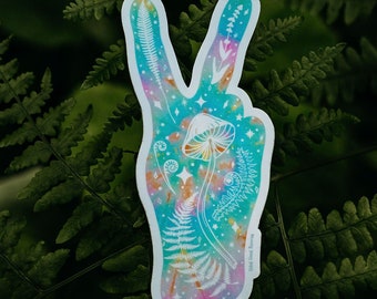 Nature Peace Tie Dye Sticker