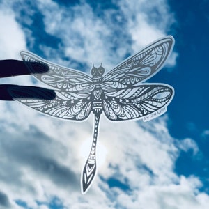 Dragonfly Car Decal