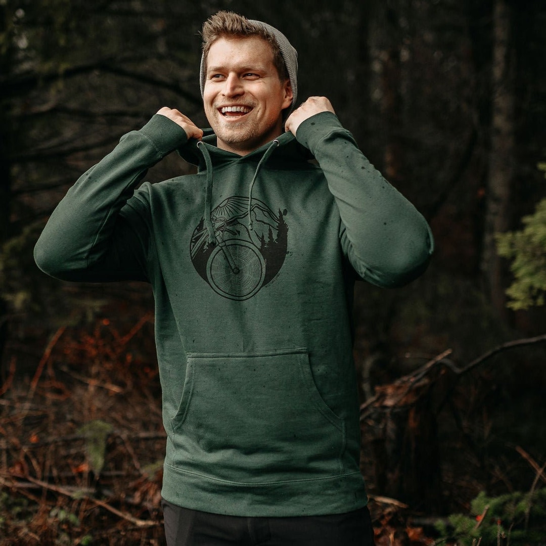 Vans triangle sales alpine green hoodie