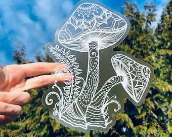 Mushroom Car Decal