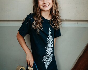 Tree Mandala Kids/Youth Tee * 100% Made, designed and printed in Canada