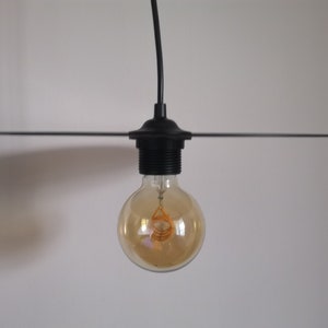 Vinyl pendant chandelier