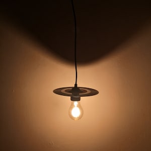 Vinyl pendant chandelier