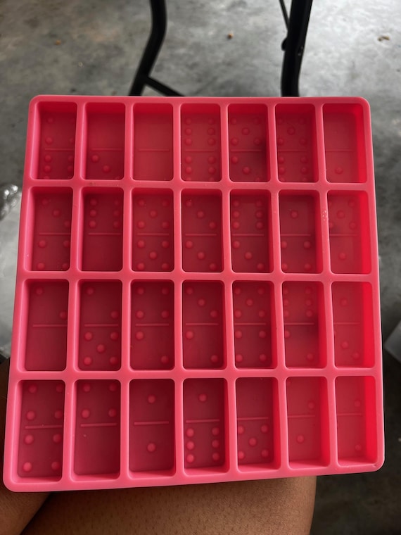 Deep Pink Domino Mold