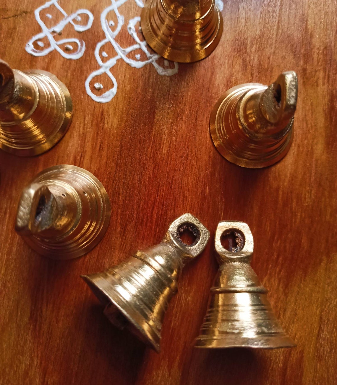 Indian Brass Bells Elephant bells gold Indian brass bells Etsy