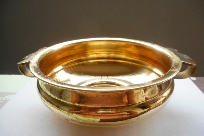 Brass Urli Traditional Urli Indian brass bowl Vintage Brass Etsy