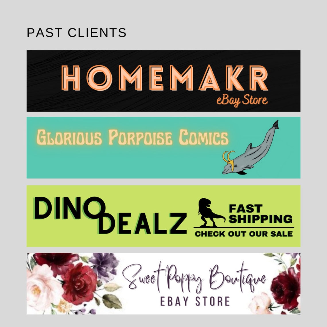 Custom Ebay Store Branding Kit Professional Shop Banner Etsy