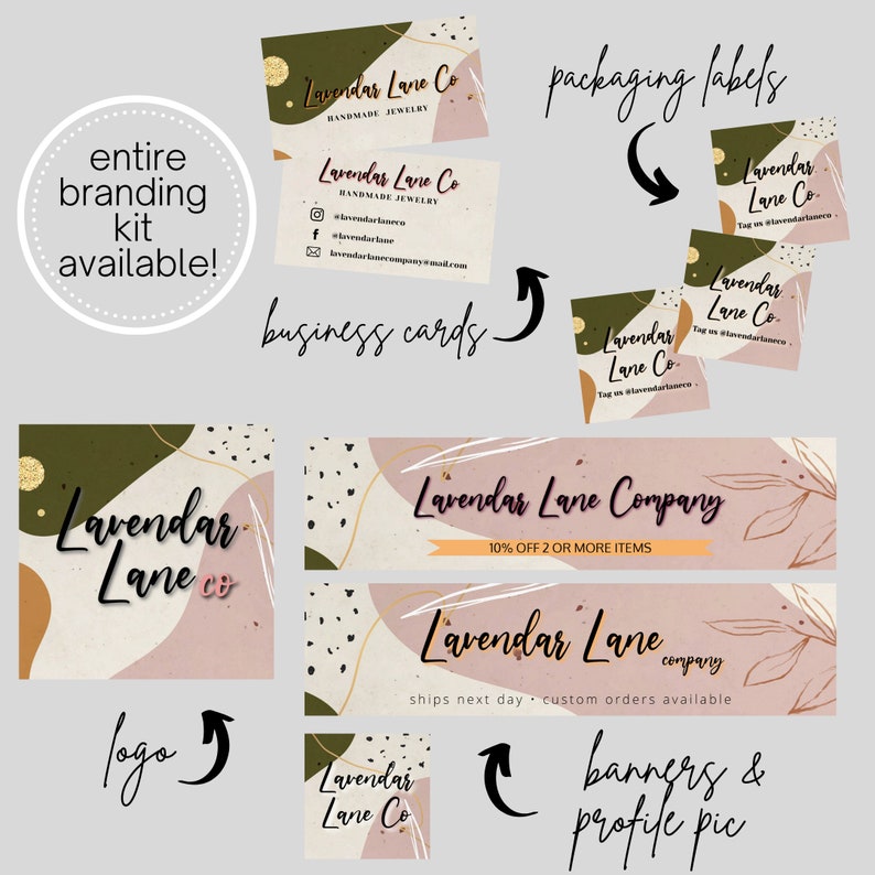 2x2 Square Labels Customizable Boho Business Stickers Edit Instantly DIY Printable Thank You Editable Packaging For Avery Labels
