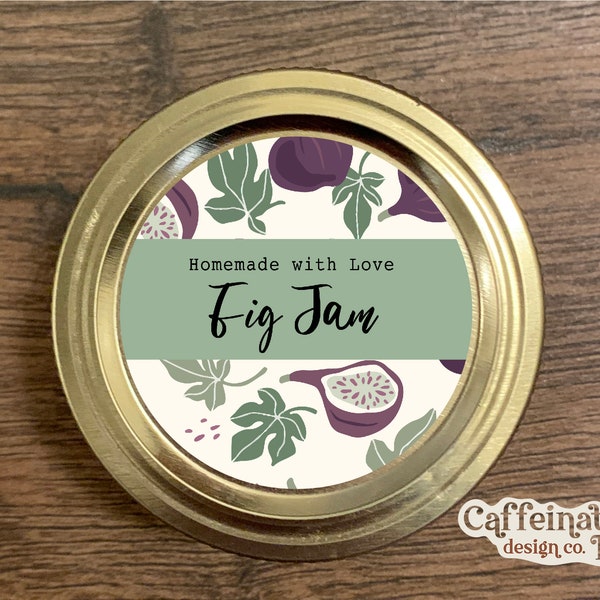 Fig Jam Labels Svg - Etsy