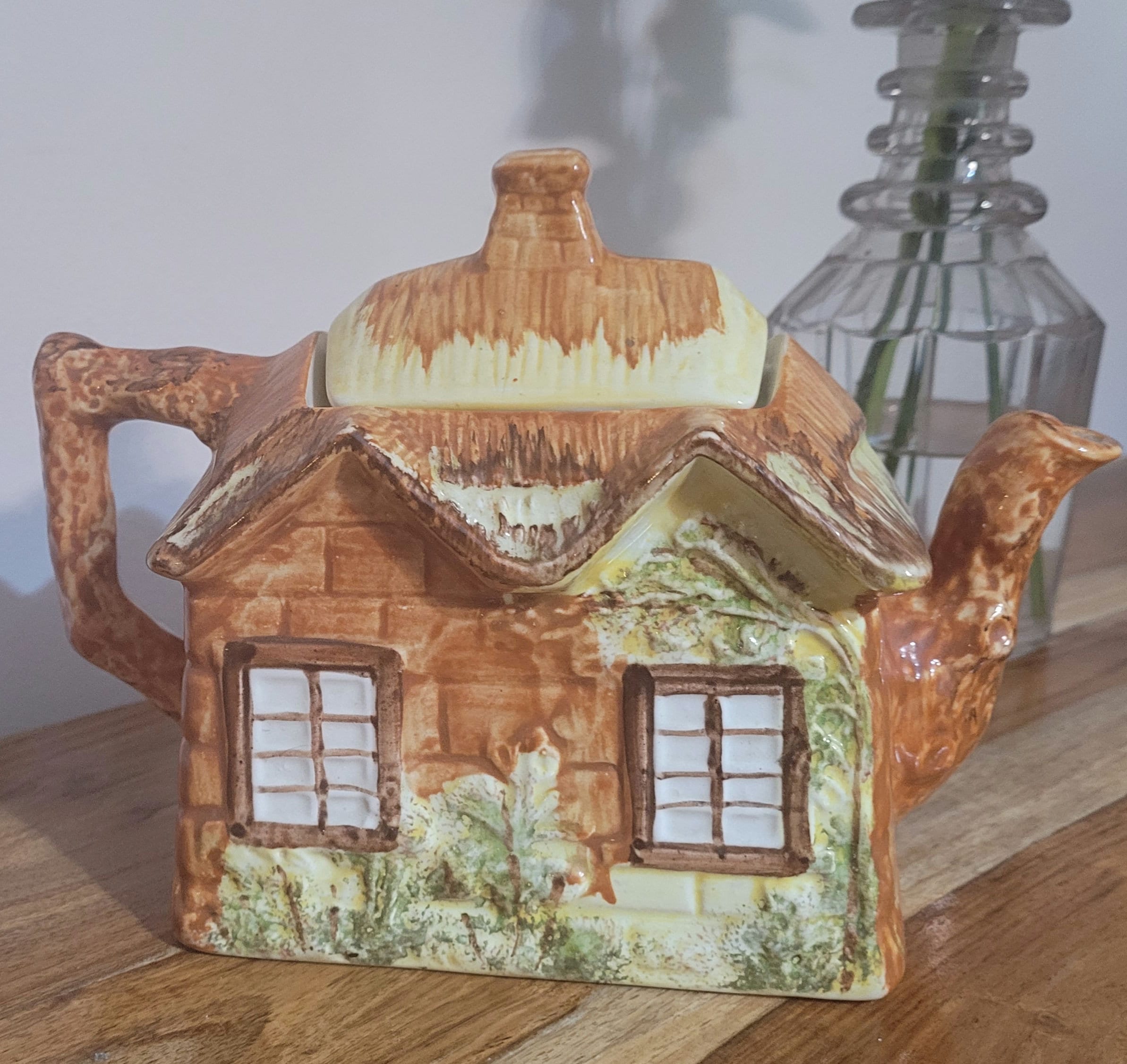 Ye Olde Cottage P&K Mid Century Teapot Etsy