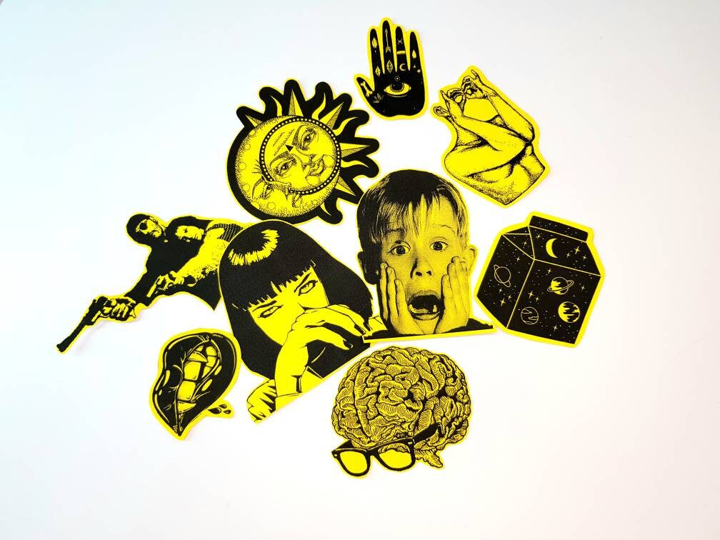 Grunge Stickers pack Laptop sticker Aesthetic decal Vinyl | Etsy