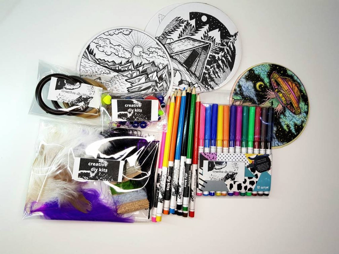 DIY Painting Kits for adults_ Craft kit for adults_ Kits Etsy