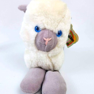 Vintage 1983 Heartline Lola Lamb Sheep Graphics Intl 6” White Stuffed Plush Toy