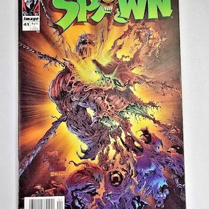 Spawn #41 Newsstand Variant (Image Comics January 1996) Crease on back cover