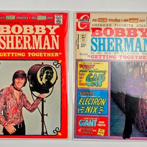 Bobby Sherman Charlton Comics #2 & #3 1972 Comic Book Set Both High Grade Mylar