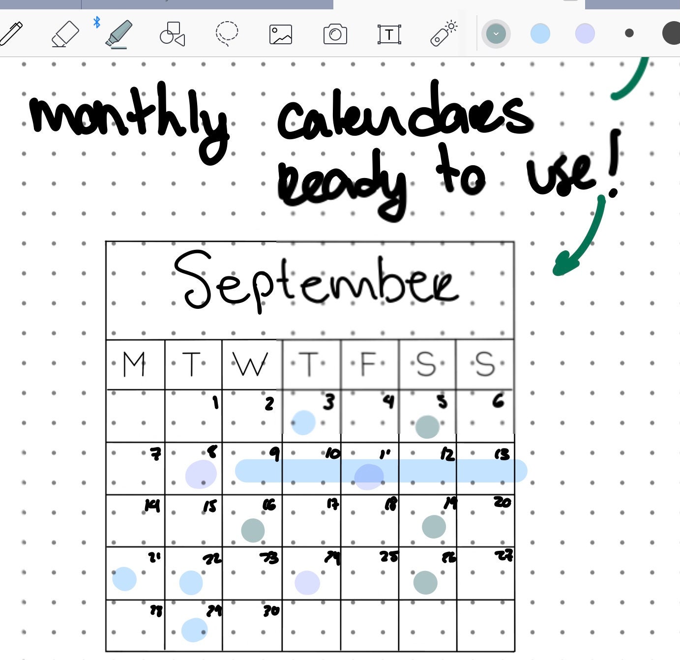 Printable and Digital date stickers mini calendars and date | Etsy
