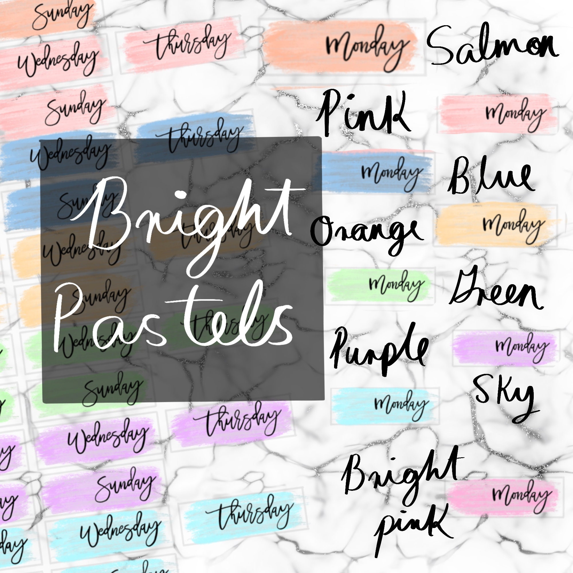 Date Covers Planner Stickers Printable Date Cover Sticker Etsy