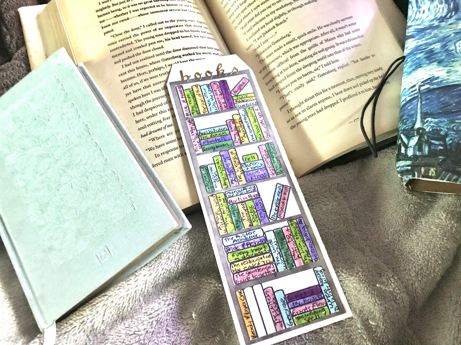 Printable Bookmarks Coloring Bookshelf Tracker Bookmark Book Etsy
