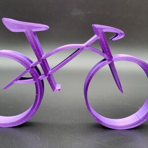 Newly Created Design! Bicycle Minimalist Art Piece | Bike Statue Decoration | Simple Line Style Home Decor | Gift for Biker or Cyclist!