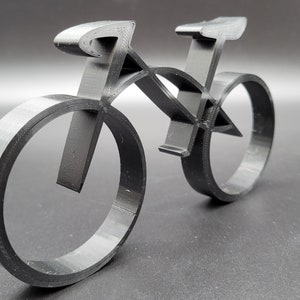Newly Created Design! Bicycle Minimalist Art Piece | Bike Statue Decoration | Simple Line Style Home Decor | Gift for Biker or Cyclist!