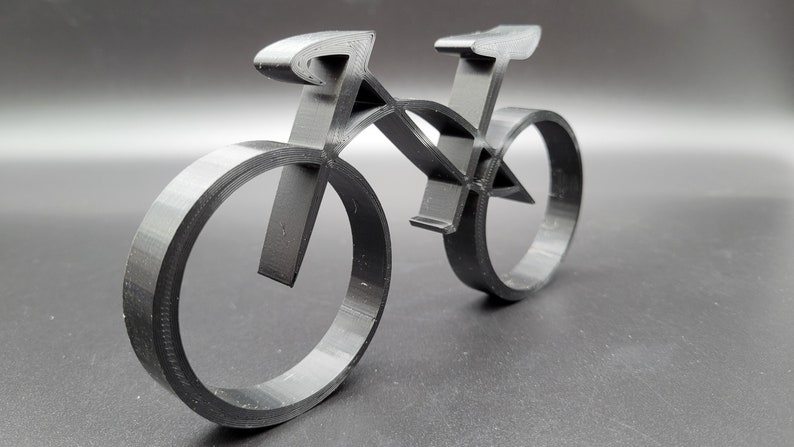 Newly Created Design! Bicycle Minimalist Art Piece | Bike Statue Decoration | Simple Line Style Home Decor | Gift for Biker or Cyclist!